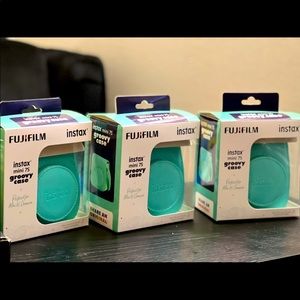 Im selling a Fuji Instax case color aqua blue.